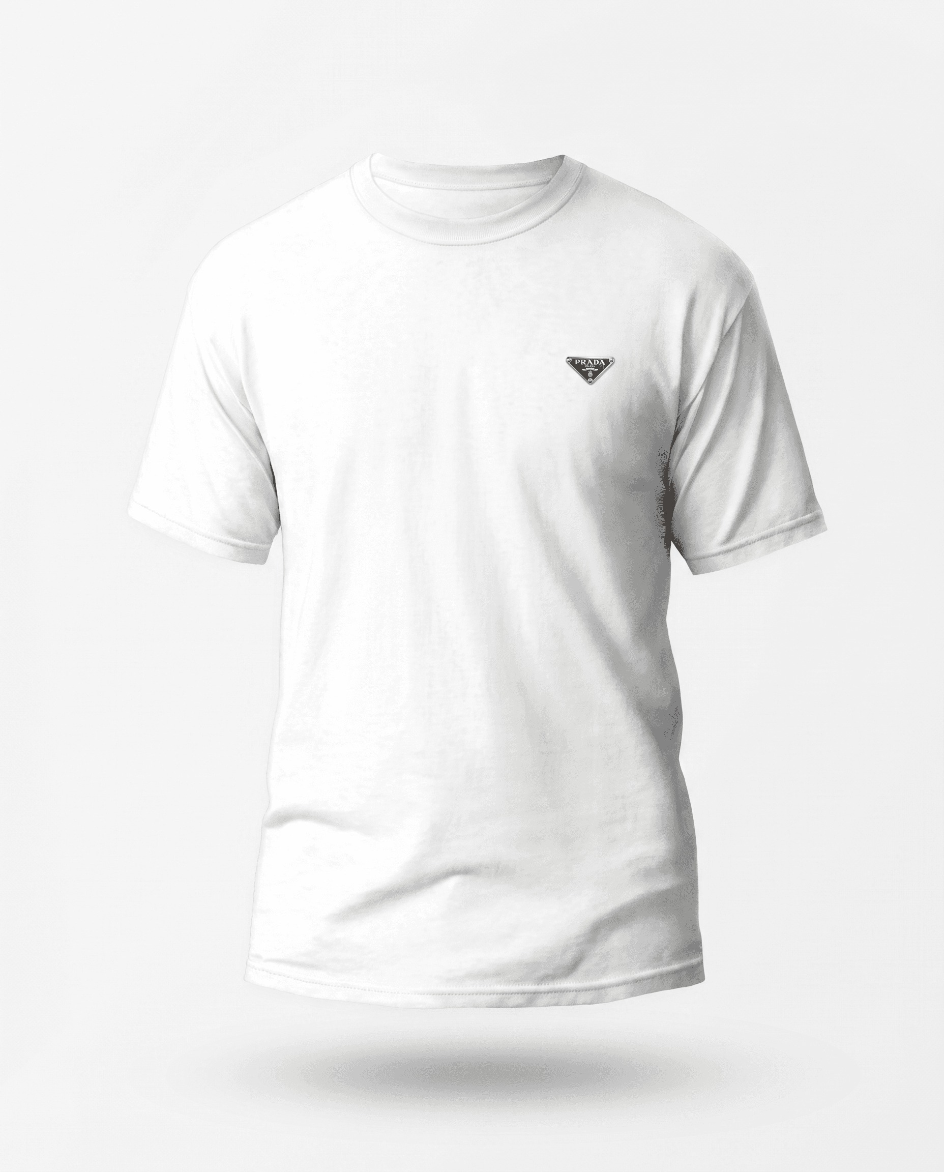 Logo-Plate Cotton Tee