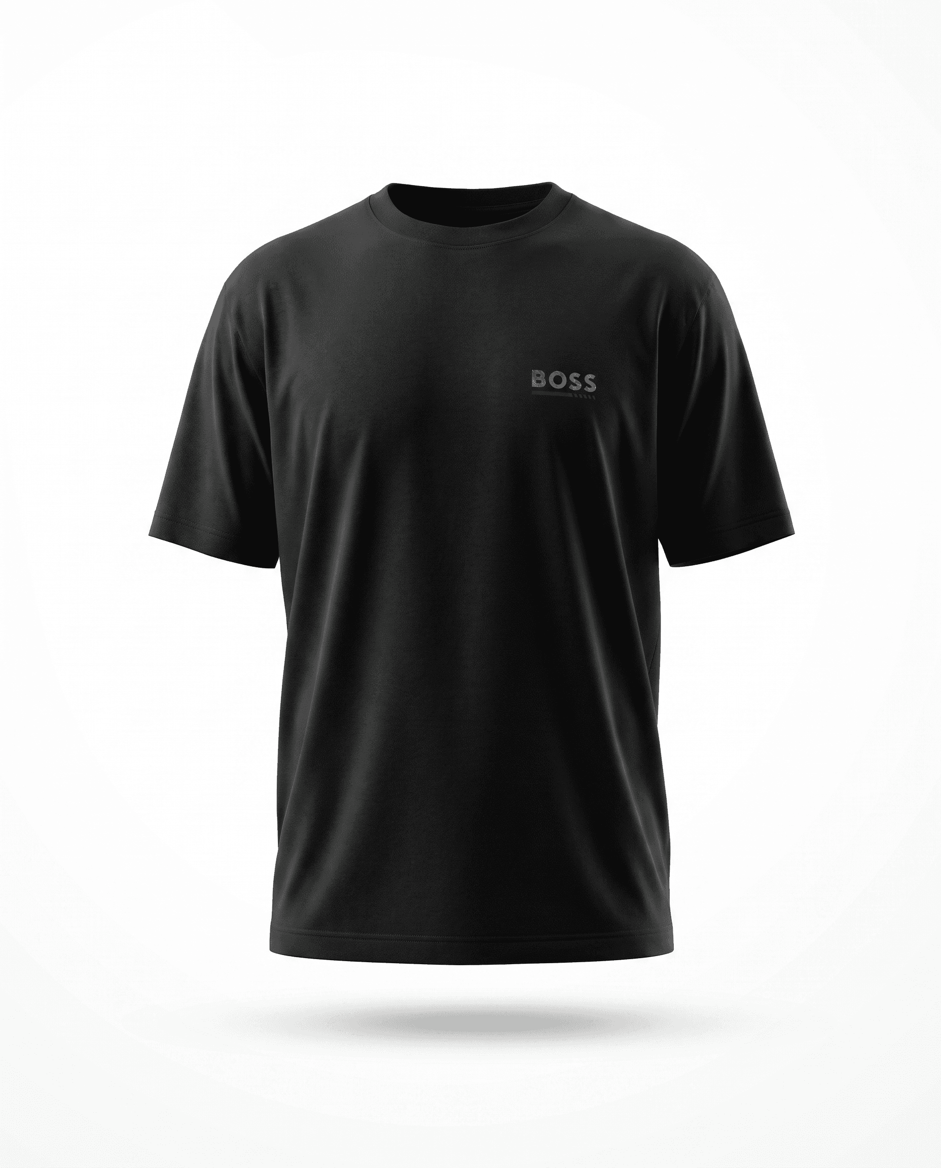 Relaxed Logo Tee — Black