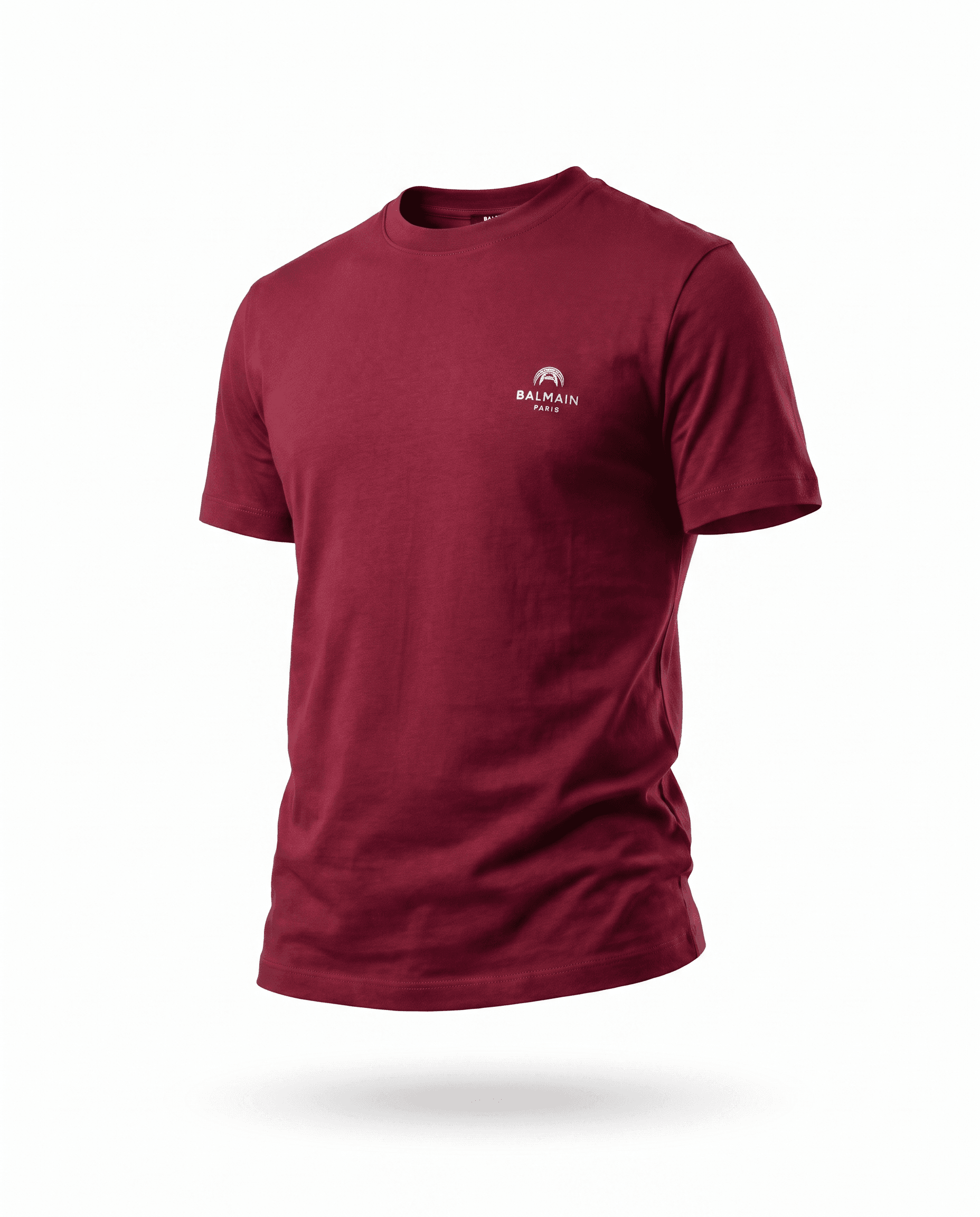 Collegiate Logo Tee — Burgundy