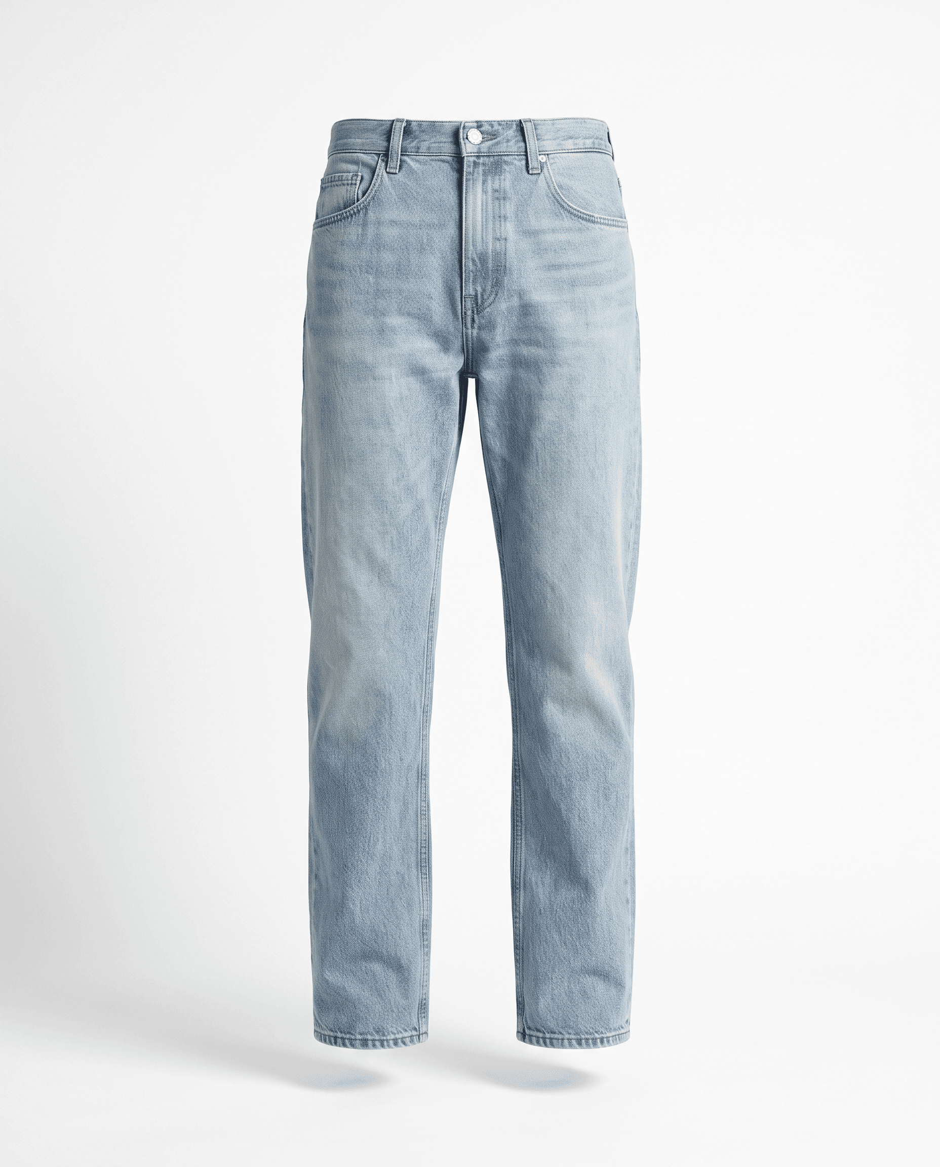 Relaxed Jeans — Light Wash
