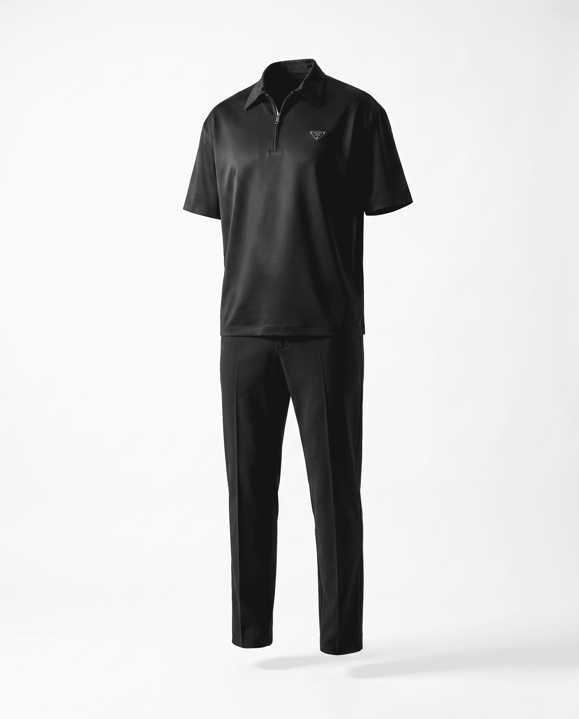 Half-Zip Polo & Trouser Set